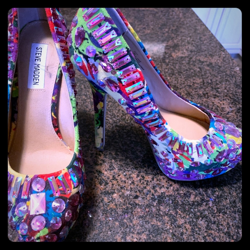 NWT Steve Madden Ditzy Jewel heels - size 7.5